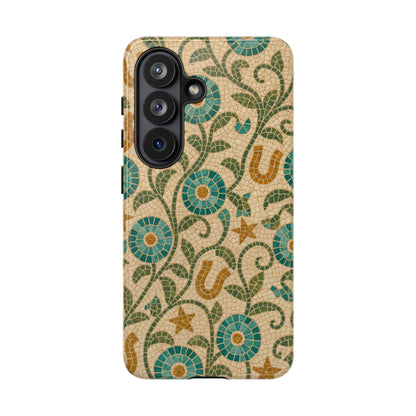 Turquoise Horseshoe Mosaic Tough Case