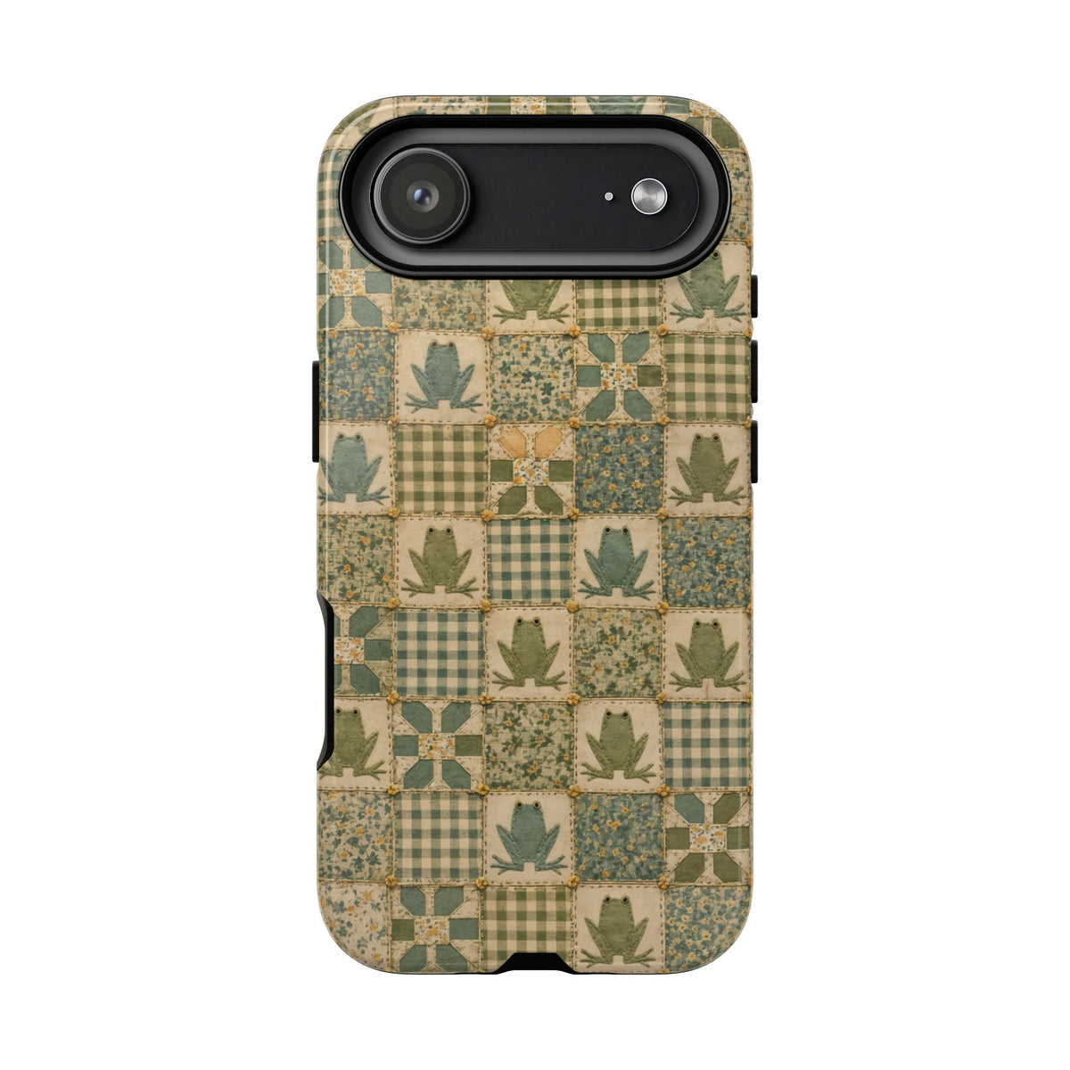 Frog Quilt Tough Case