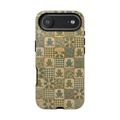 Frog Quilt Tough Case