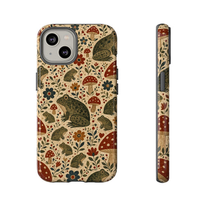Folk Frog Toadstool Tough Case