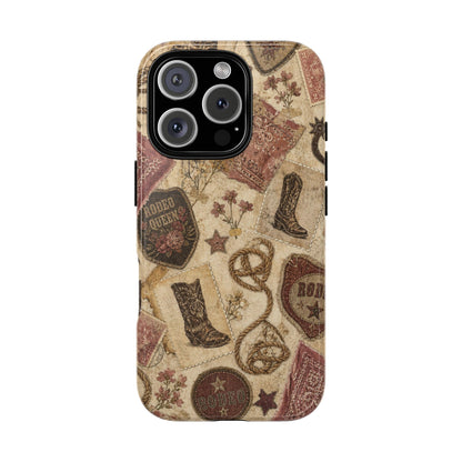 Cowgirl Collage Tough Case