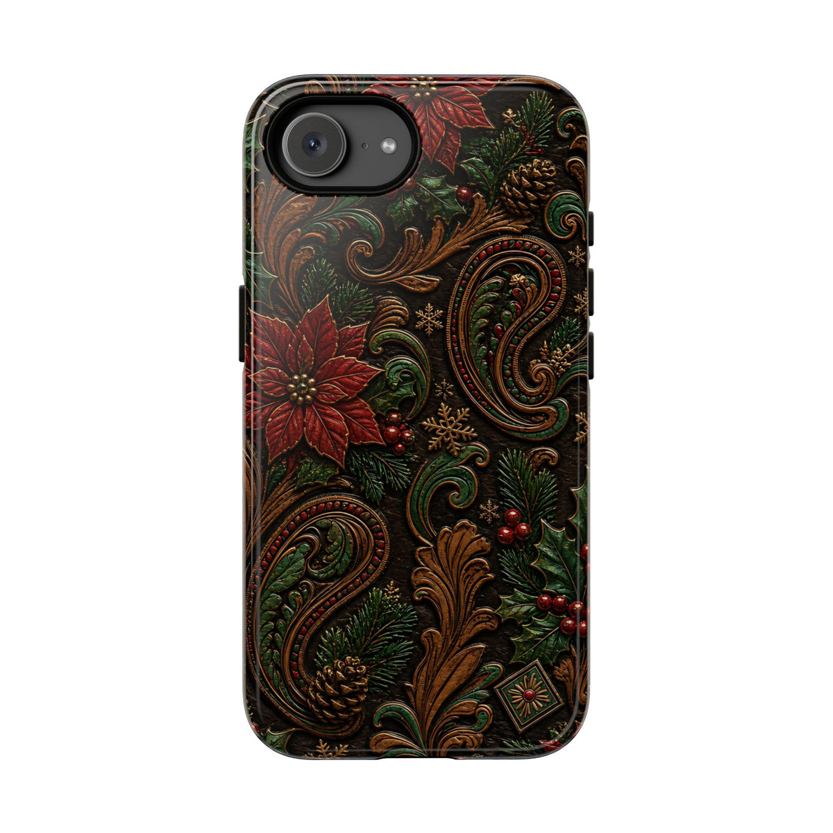 Carved Christmas Paisley Tough Case