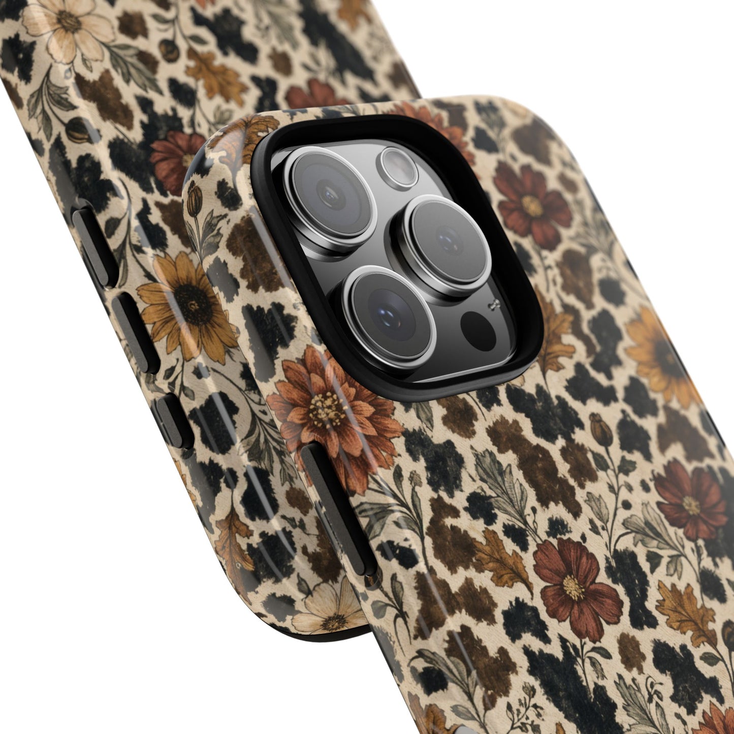 Autumn Cowhide Bloom Tough Case