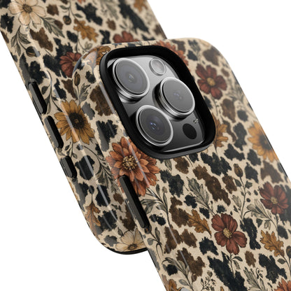 Autumn Cowhide Bloom Tough Case