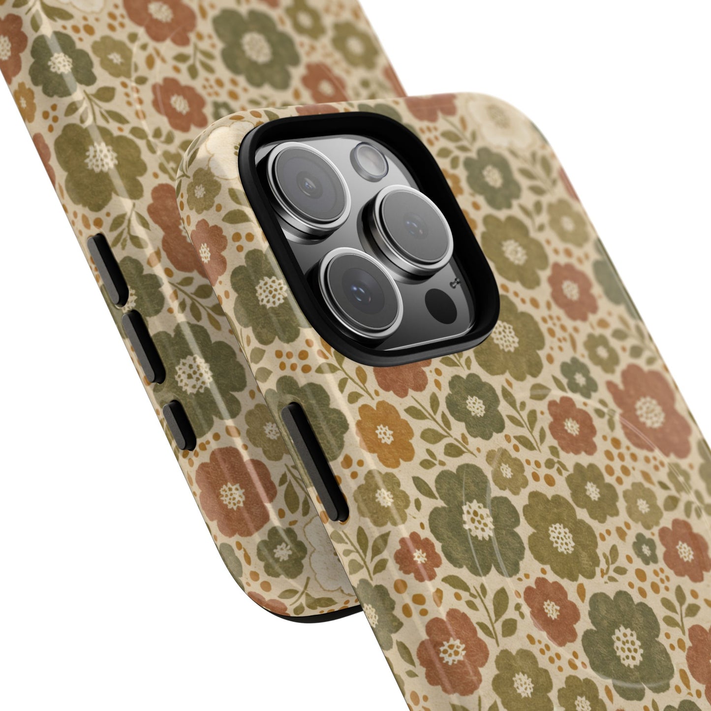 Retro Poppy Field Magnetic Case