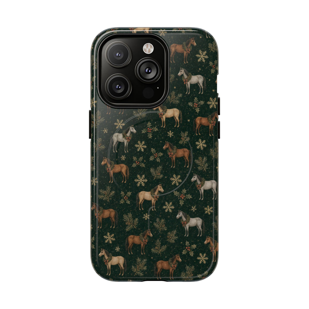 Evergreen Horses Magnetic Case