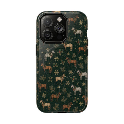 Evergreen Horses Magnetic Case