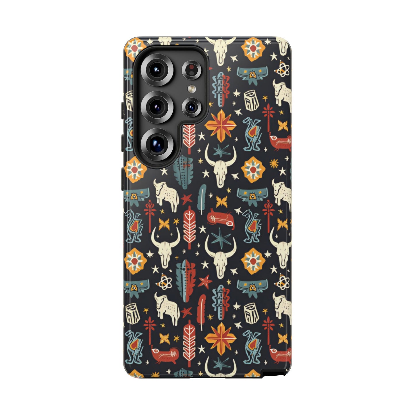 Colorful Western Tough Phone Case