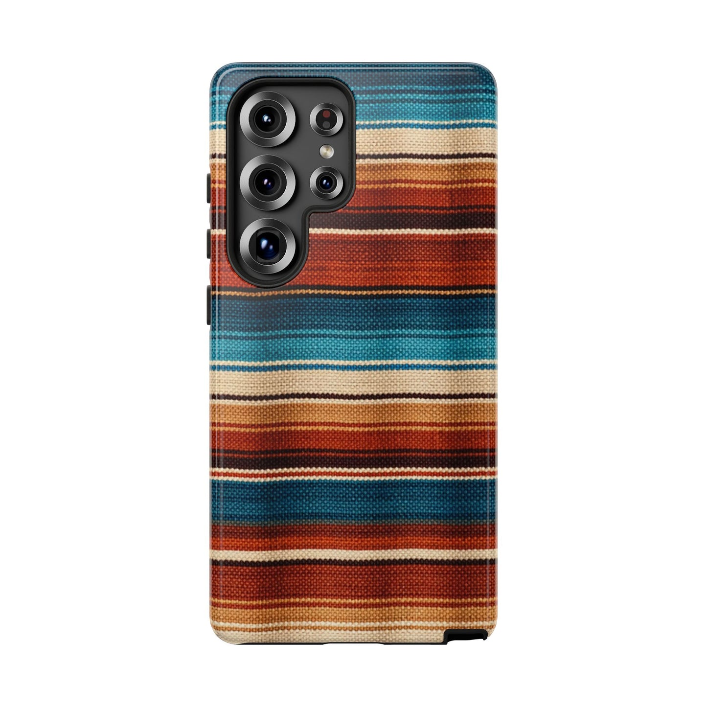 Turquoise + Orange Serape Tough Case