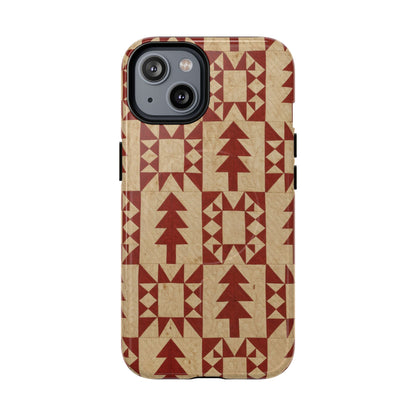 Pine Quilt Magnetic Case