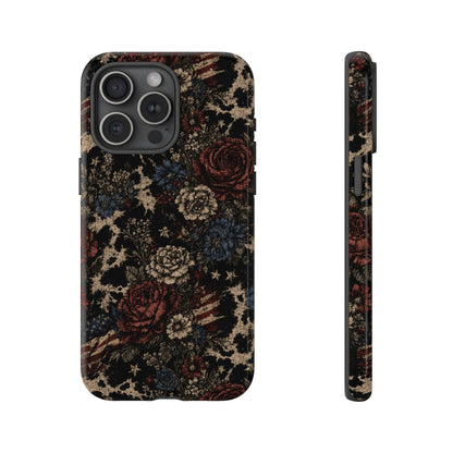 USA Cowhide Bloom Tough Case