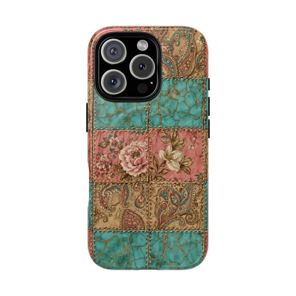 Turquoise Paisley Magnetic Case
