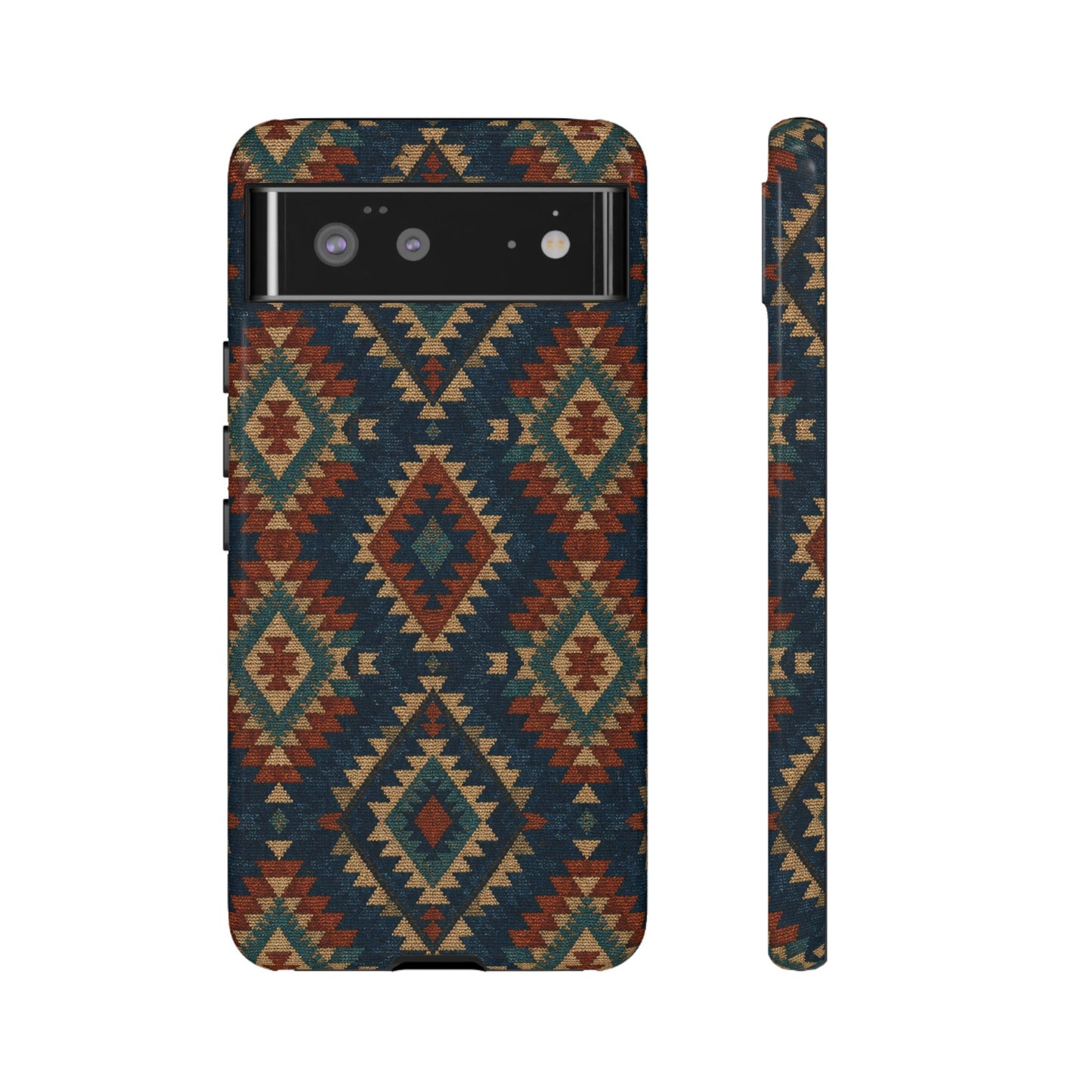Navy Aztec Tough Case