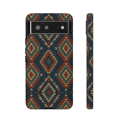Navy Aztec Tough Case