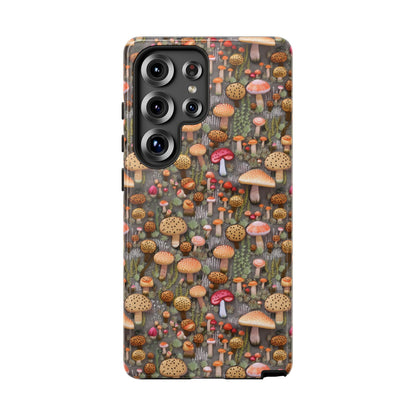 Pink Mushroom Tough Phone Case