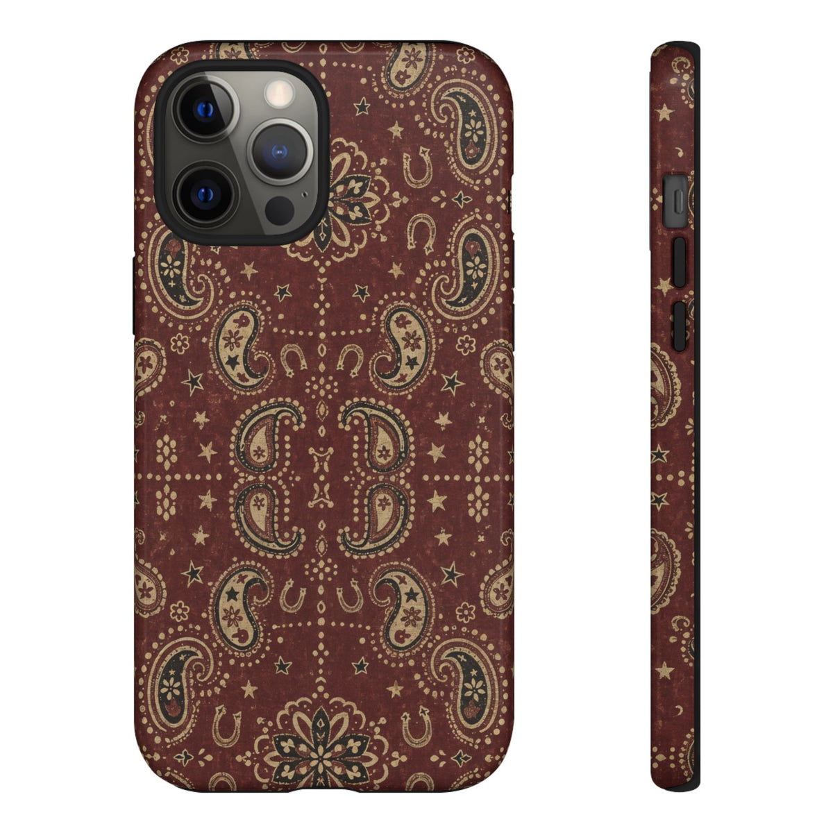 Burgundy Bandana Tough Case