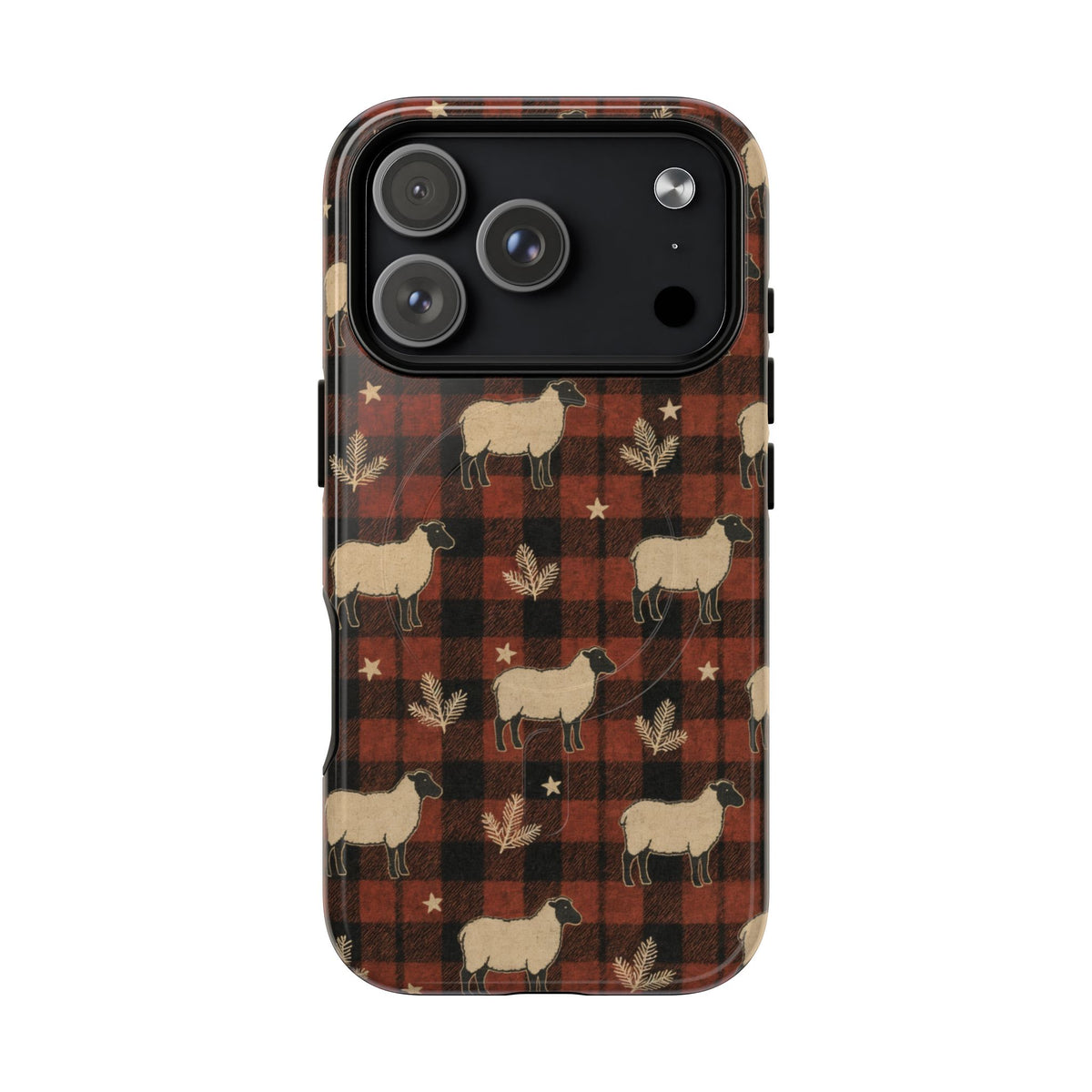 Plaid Sheep Magnetic Case