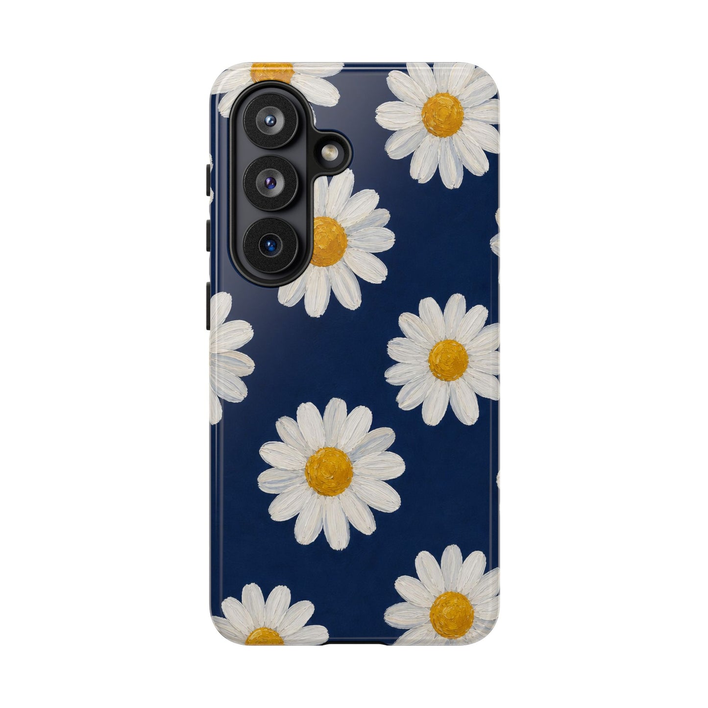 Navy Daisy Tough Case
