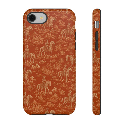 Cowboy Skeleton Toile Tough Case