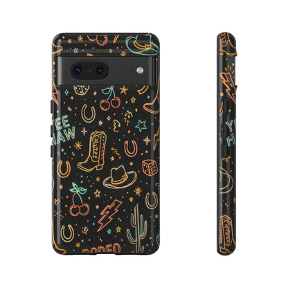 Retro Neon Rodeo Tough Case