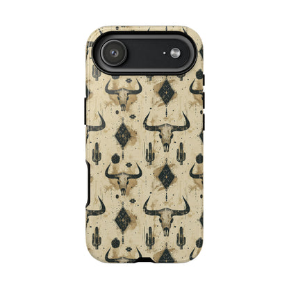 Bull Skull Grunge Tough Phone Case