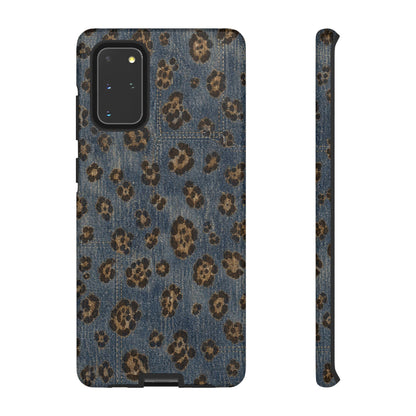 Denim Leopard Tough Case