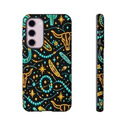 Neon Turquoise Tough Case