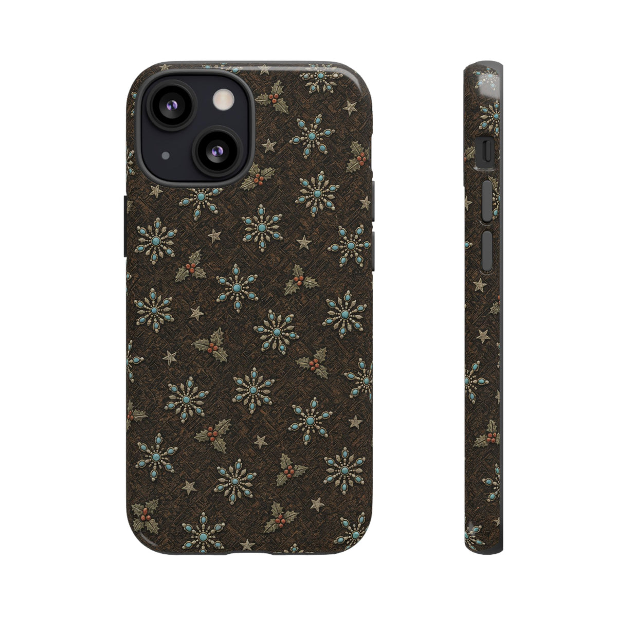Squash Blossom Snowflakes Tough Case