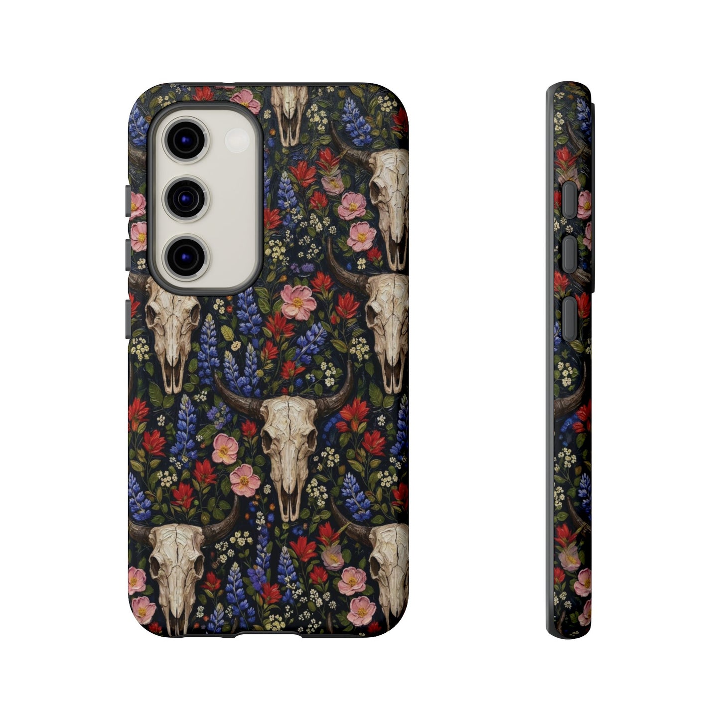 Floral Skull Tough Case