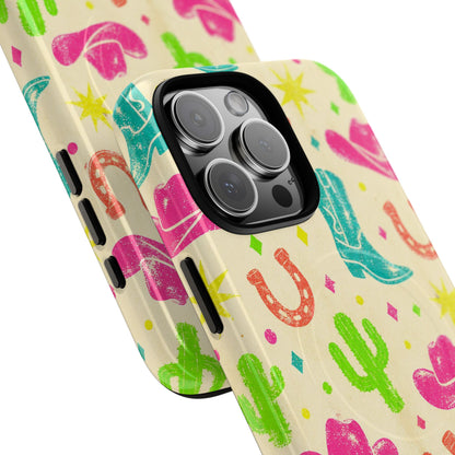 Neon Stamp Magnetic Case