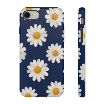 Navy Daisy Tough Case