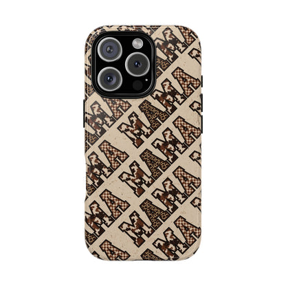 Grunge Cowhide Mama Tough Case