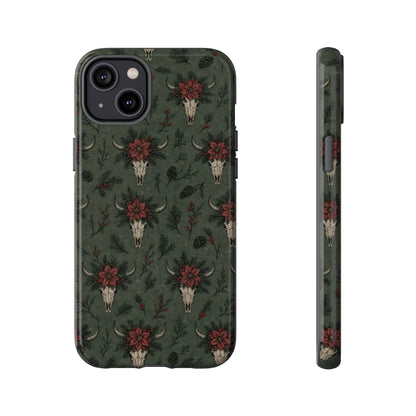 Inked Christmas Skull Tough Case