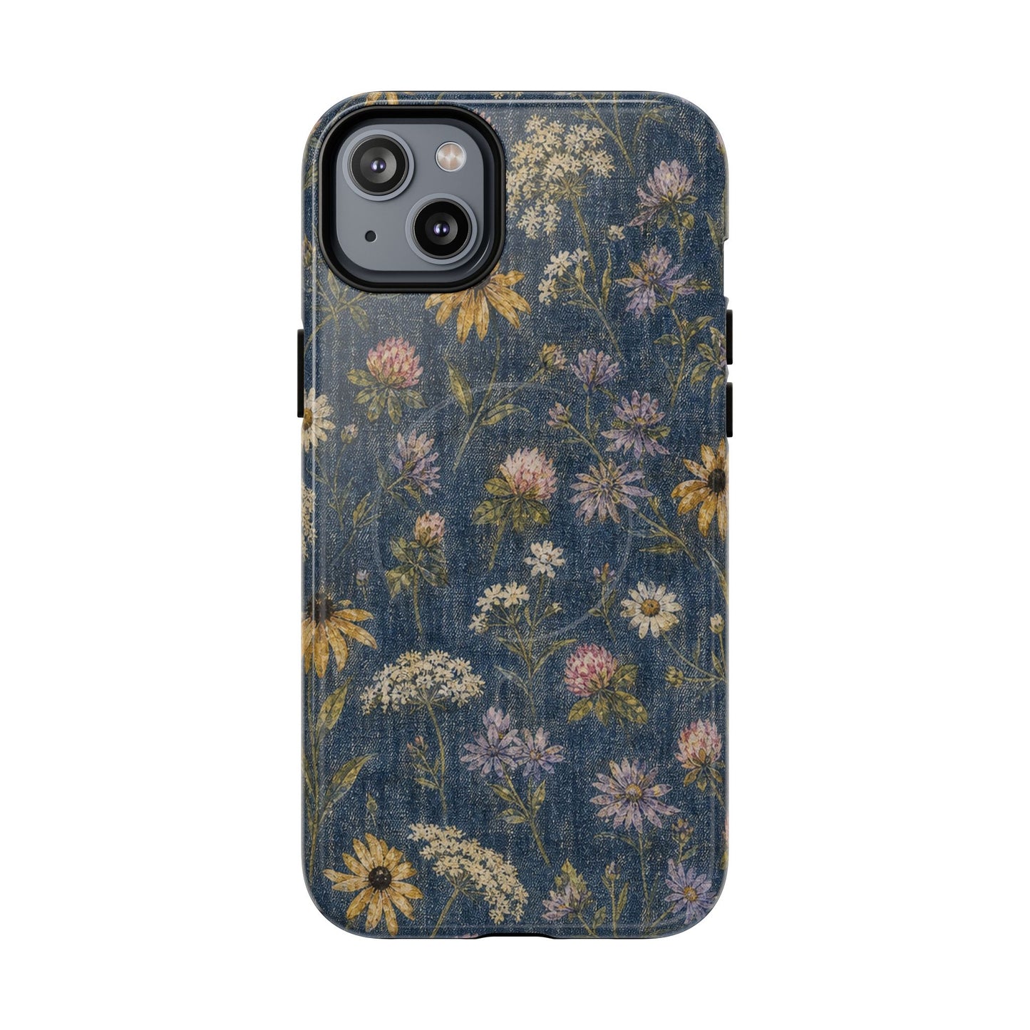 Denim Florals Magnetic Case