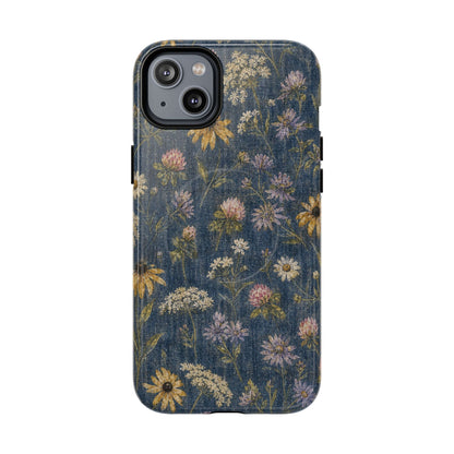 Denim Florals Magnetic Case