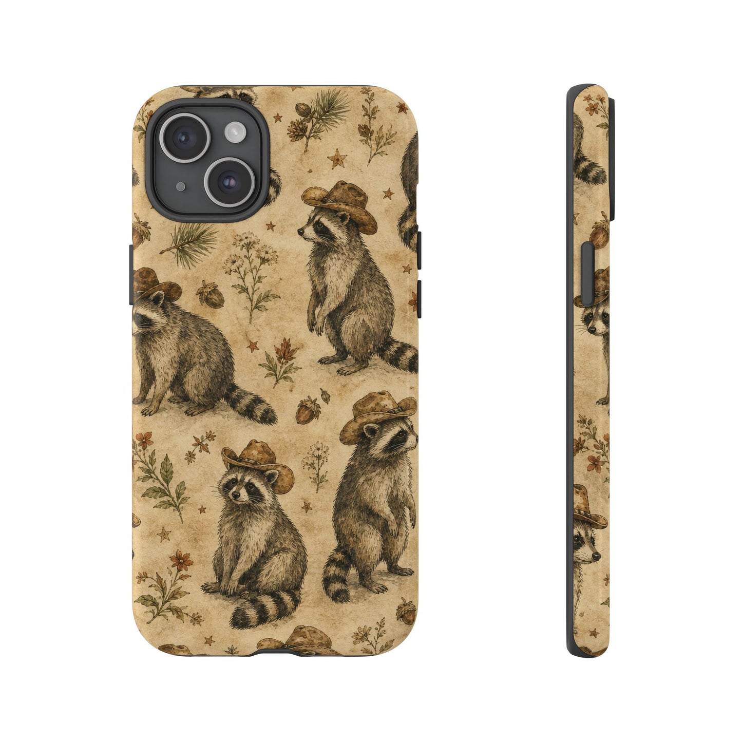 Painted Raccoon Tough Case