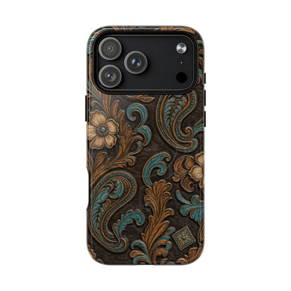 Tooled Paisley Magnetic Case