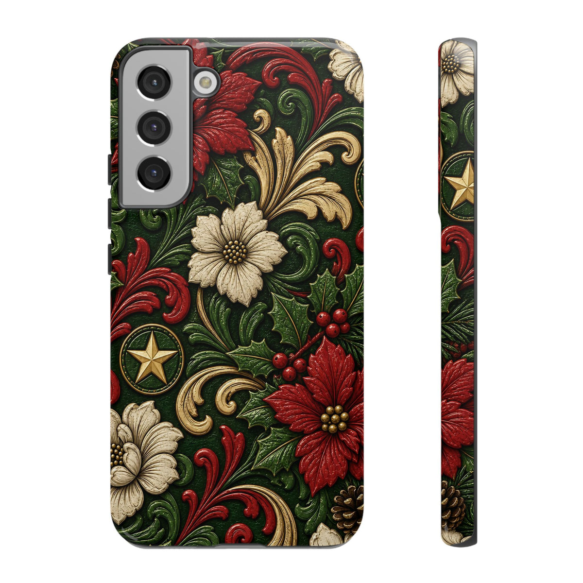 Tooled Christmas Stars Tough Case