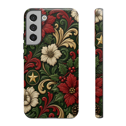 Tooled Christmas Stars Tough Case
