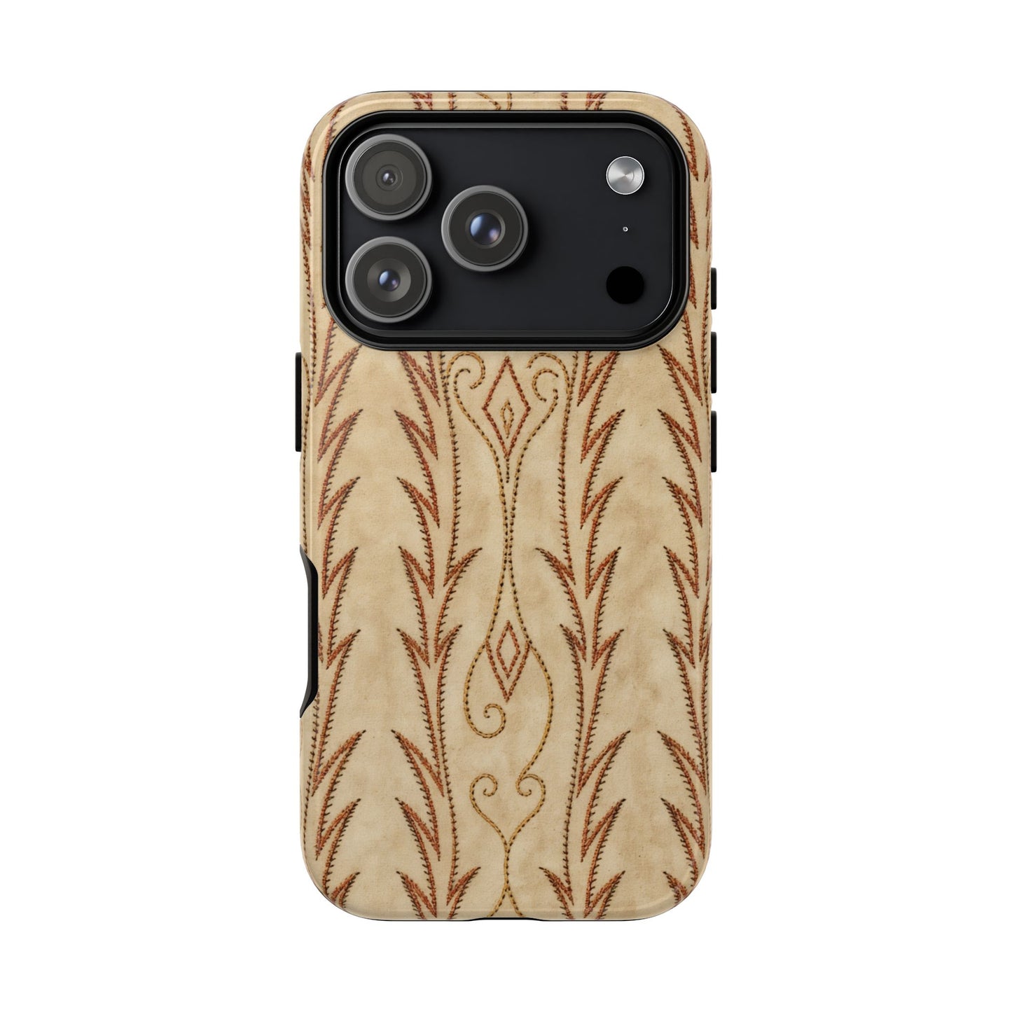 Boot Stitch Cream Tough Case