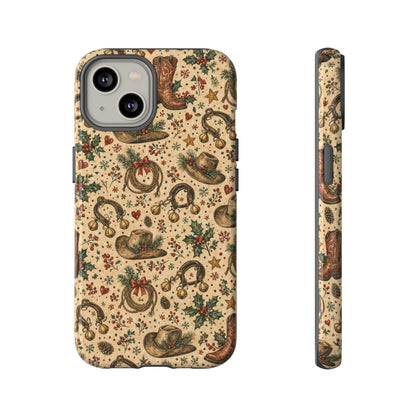 Cowboy Christmas Tough Case
