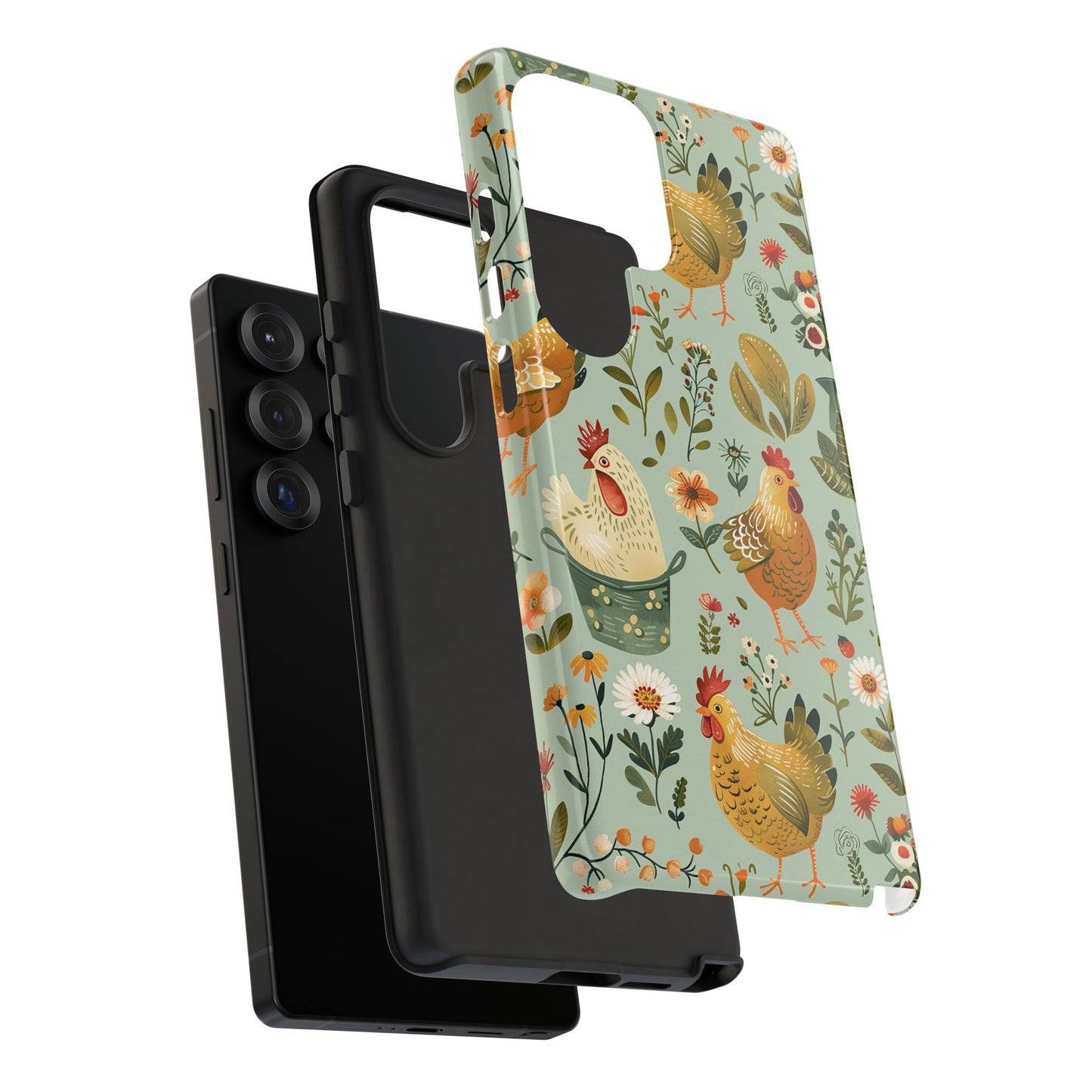 Garden Chickens Tough Phone Case