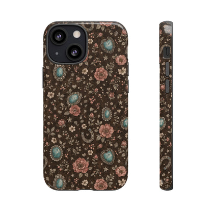 Turquoise Roses Tough Case