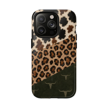 Leopard Longhorn Magnetic Case
