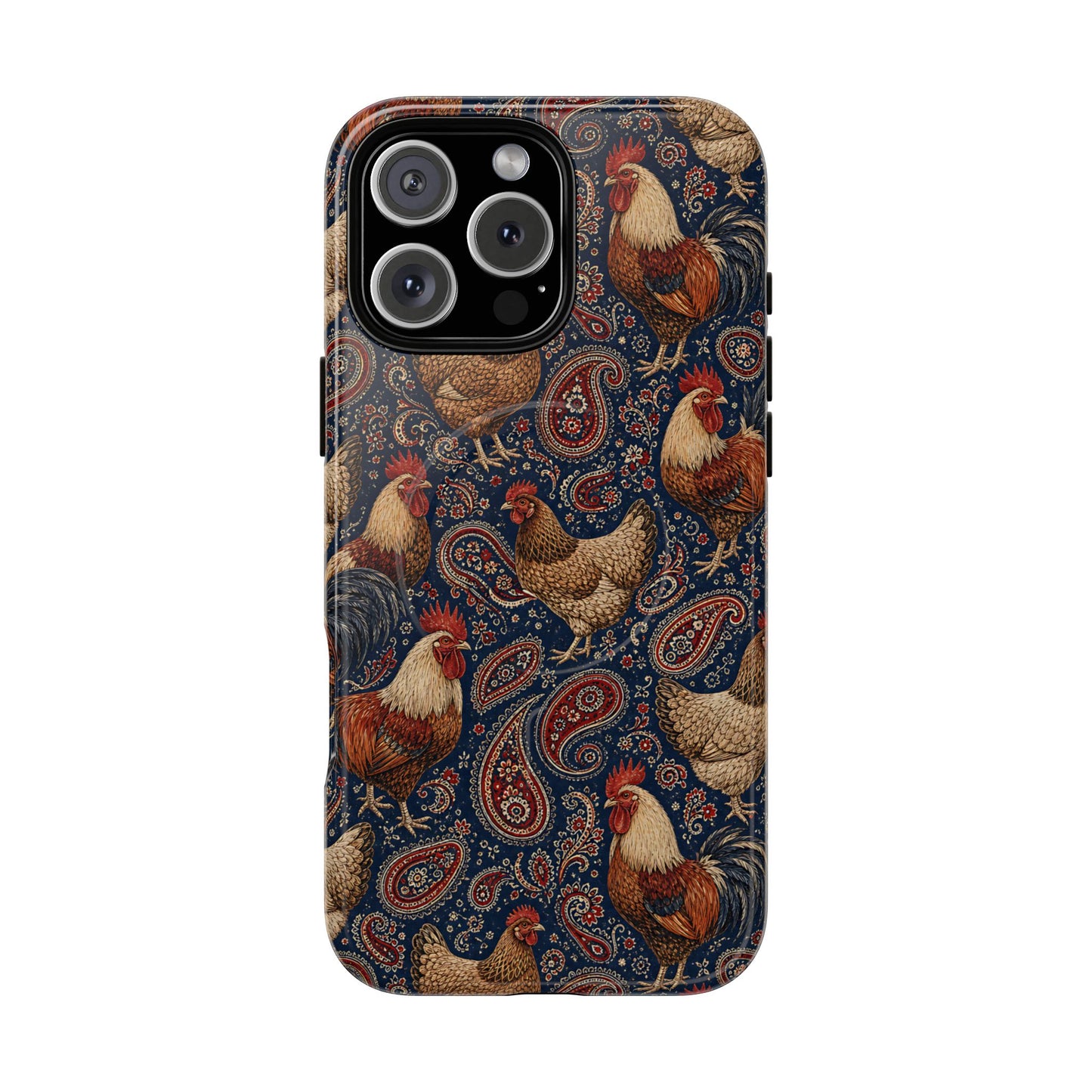 Patriotic Paisley Chickens Magnetic Case