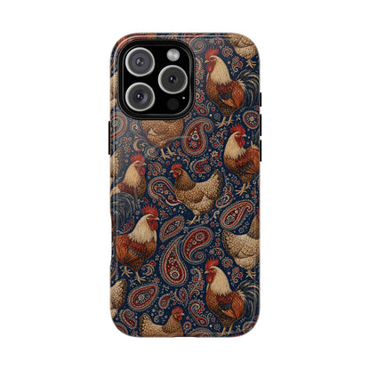 Patriotic Paisley Chickens Magnetic Case