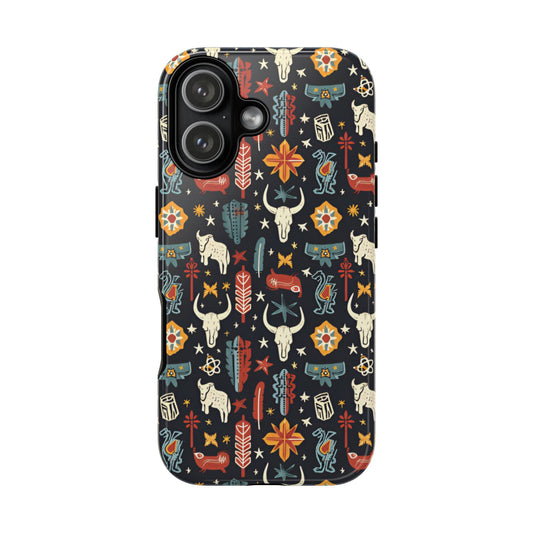 Colorful Western Tough Phone Case
