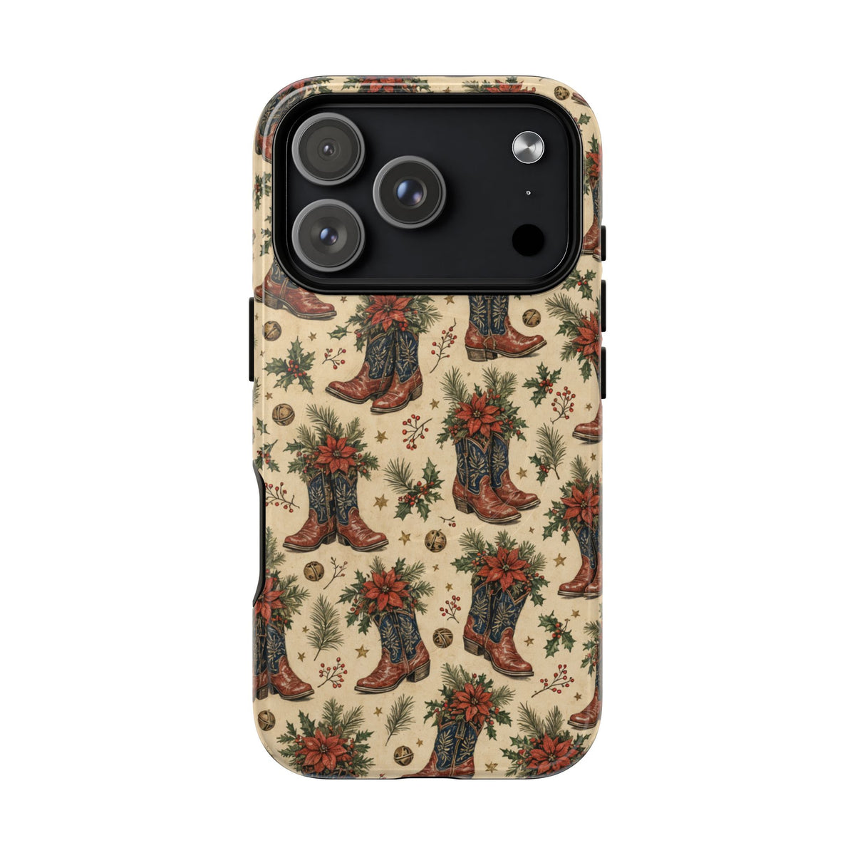 Poinsettia Boots Magnetic Case