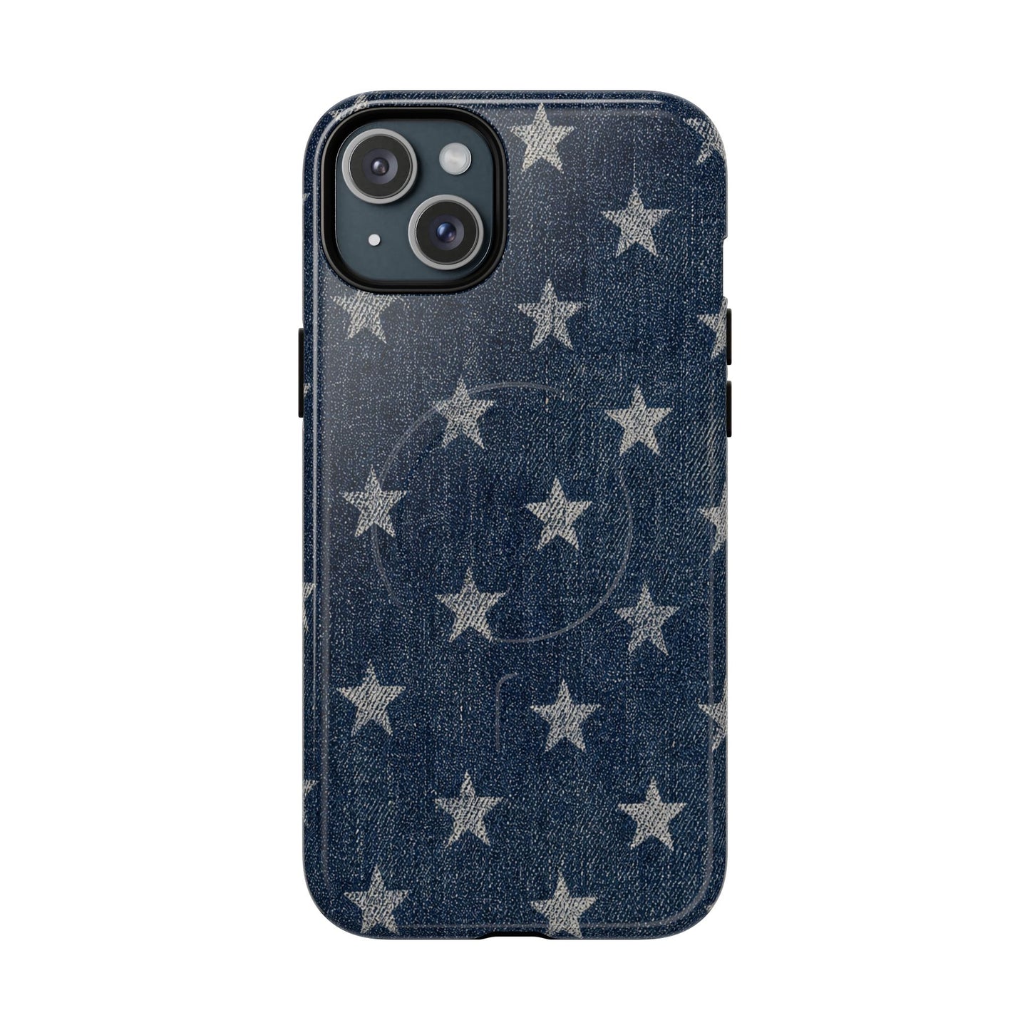 Denim And Stars Magnetic Case
