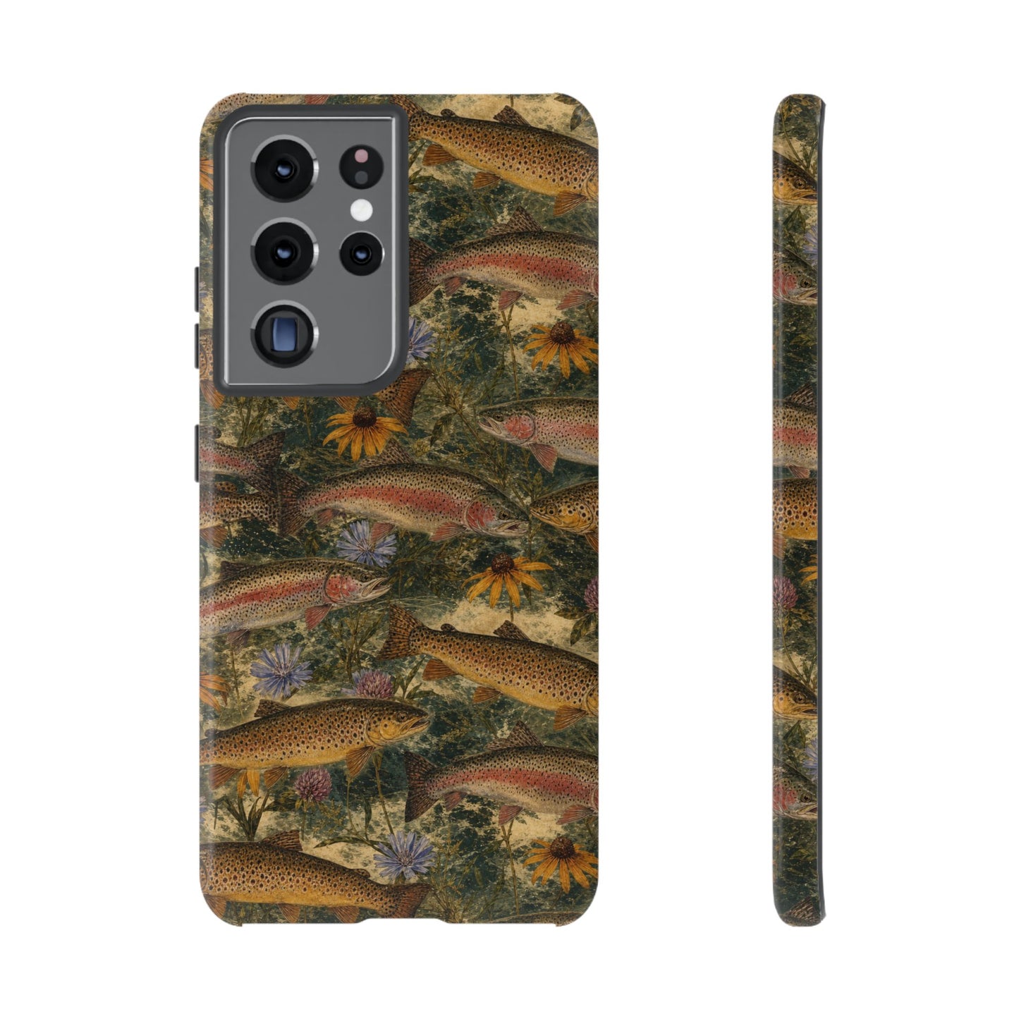 Floral Trout Tough Case